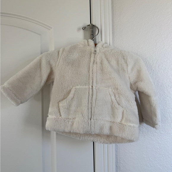 Cozy Sherpa toddler Jacket with animal hood 6-12M - Picture 1 of 5